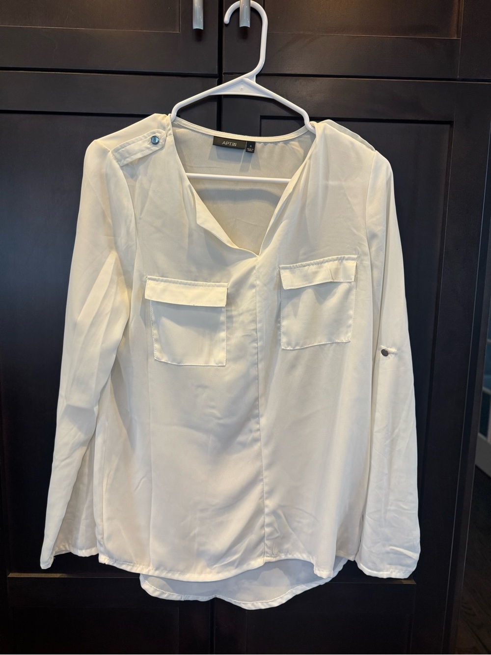 Apt. 9 Cream Lightweight Blouse
